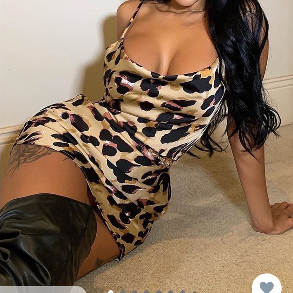 🐆Leopard satin mini 🐆